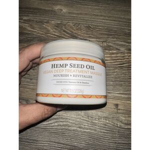 Nubian Hemp Seed Oil Vegan Deep Treatment Masque 11.5oz / 326g. New